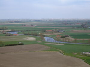 Les polders de l'Yser et de la Flandre occidentale près de Dixmude