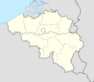 Carte vierge de la Belgique