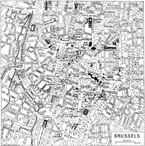 Carte de Bruxelles 1922