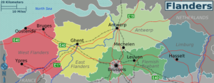 Quelles sont les provinces de Flandre ?
