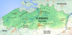 Topographie de la Flandre