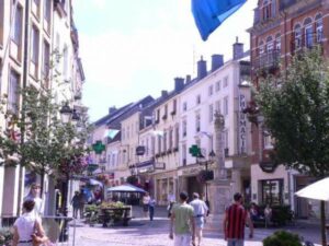 Centre-ville d'Arlon, capitale de la province de Luxembourg
