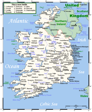 Quelles sont les principales villes d’Irlande ?