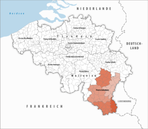 Où se trouve la province de Luxembourg ?