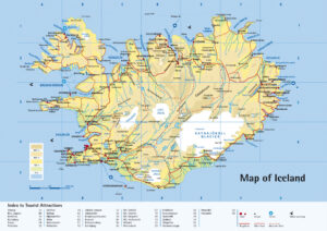 Carte de l’Islande