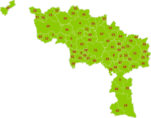 Quelles sont les communes de la province de Hainaut ?