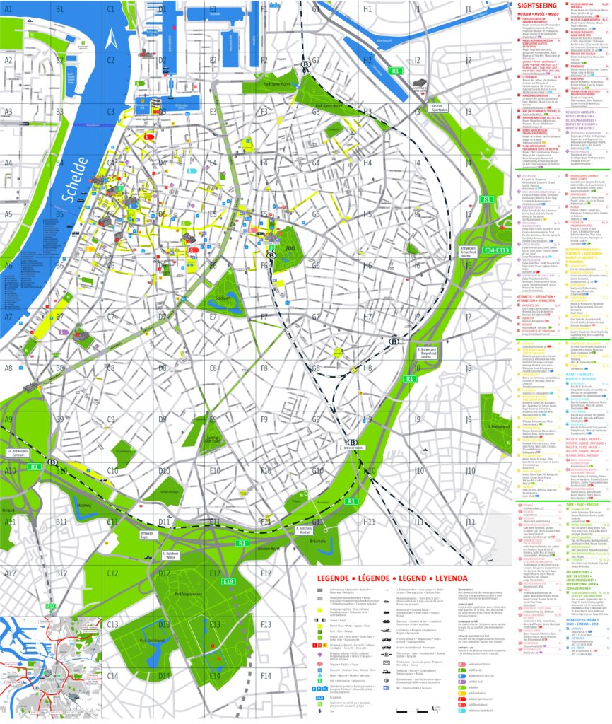 Carte d’Anvers.