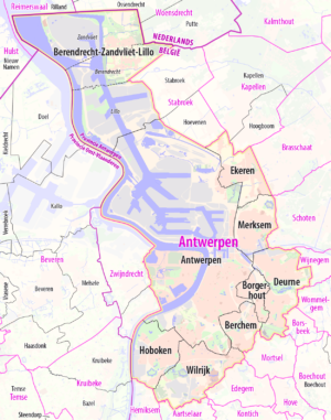 Quels sont les districts d’Anvers ?