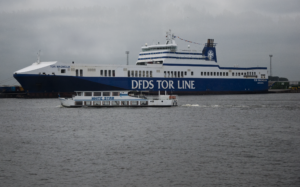 DFDS - Tor Magnolia dans le port de Gand