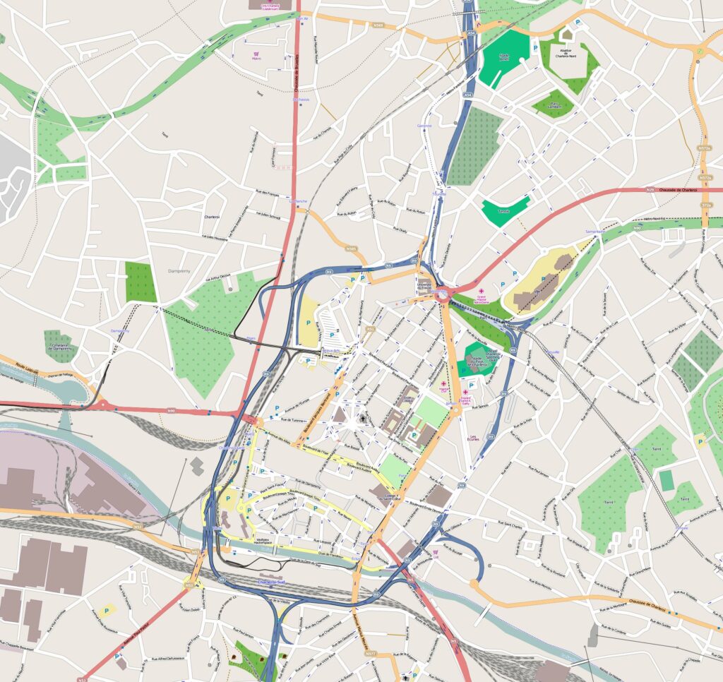 Carte de Charleroi