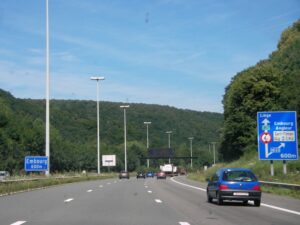 A26 en Belgique près de Liège.
