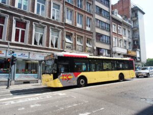 Autobus de la TEC à Liège