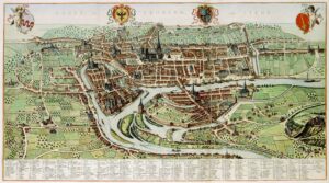 Carte de Liège au XVIe siècle