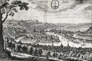 Perspective de la cité de Liège circa 1647