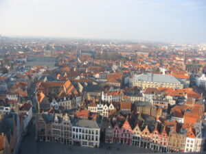 Vue de Bruges depuis le beffroi