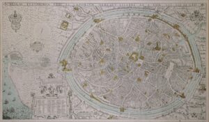 Plan de Bruges par Marcus Gheeraerts l'ancien 1562