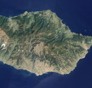 Image satellite de l’île de Madère