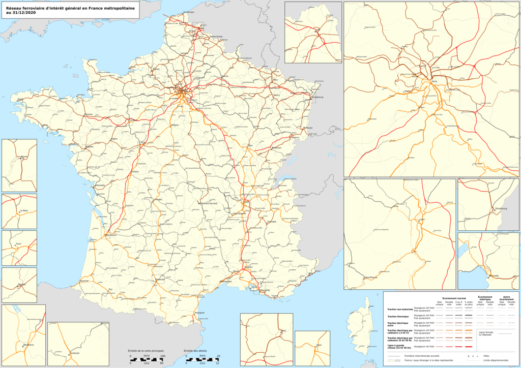 Carte Du R seau Ferroviaire En France Carte Du R seau Ferroviaire En France