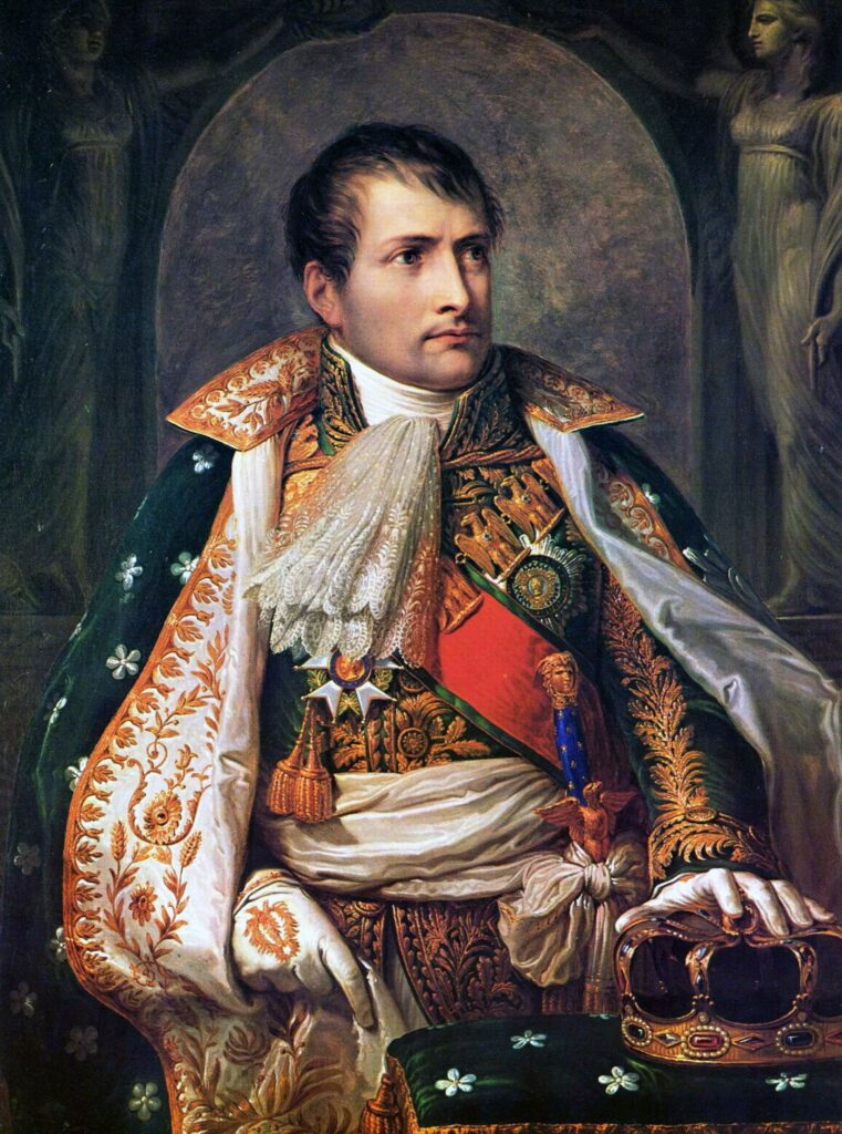 Napoléon représenté comme roi d'Italie
