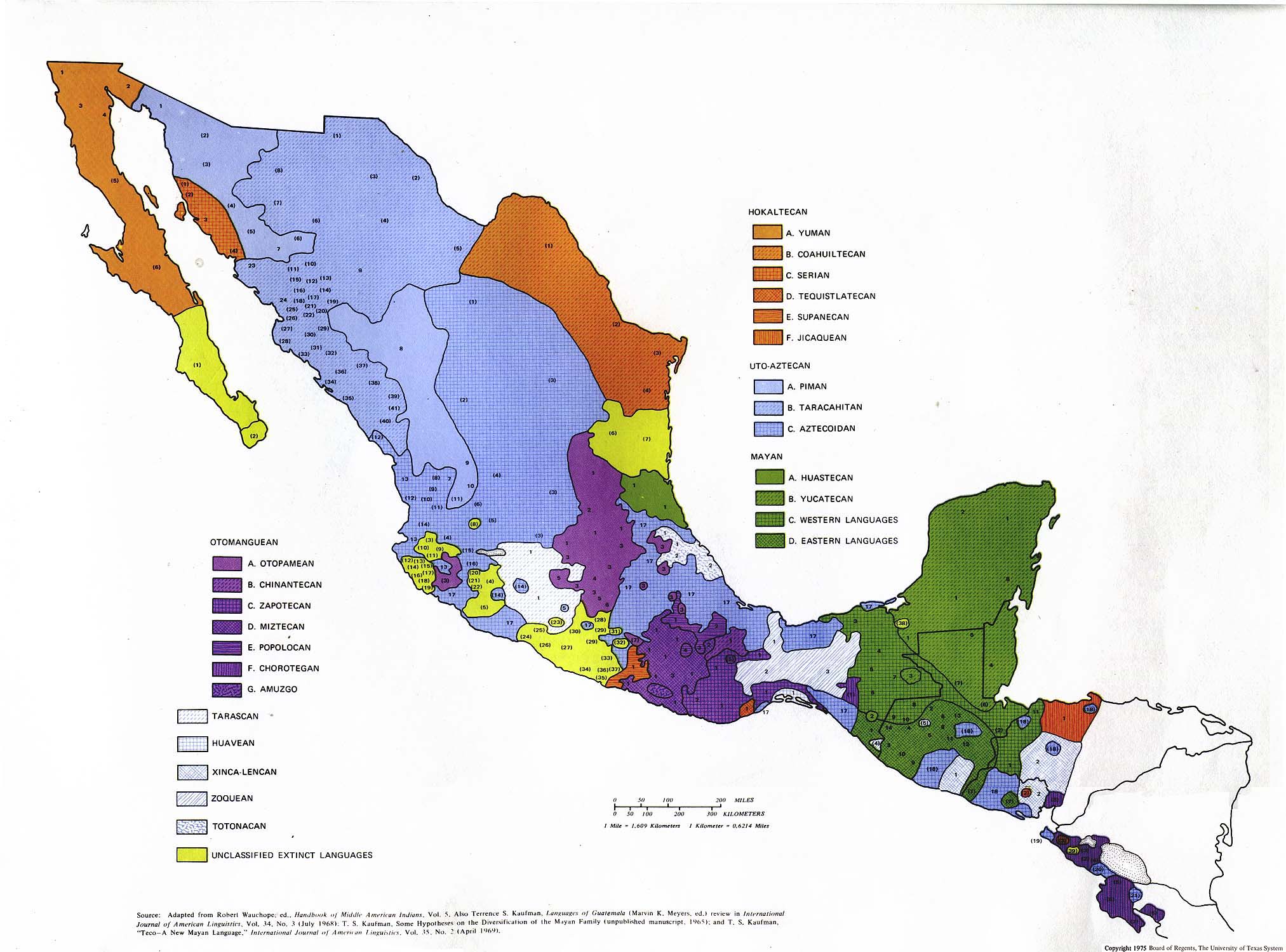 Lenguas Aborígenes En México Tamaño Completo Ex 1069