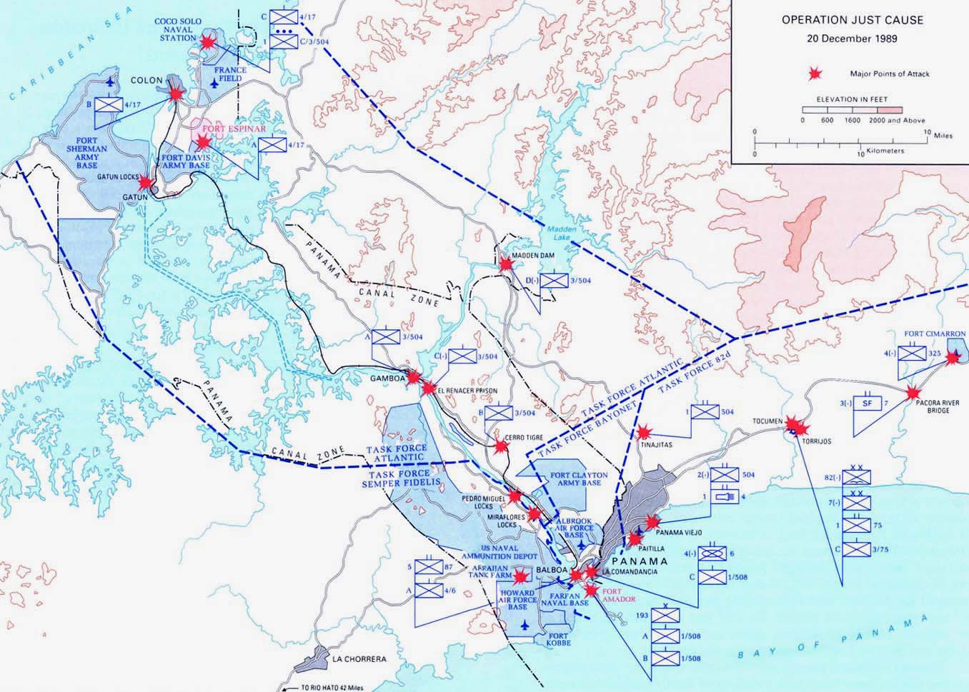 Operación Causa Justa 20 Diciembre 1989 Tamaño Completo Ex 3089