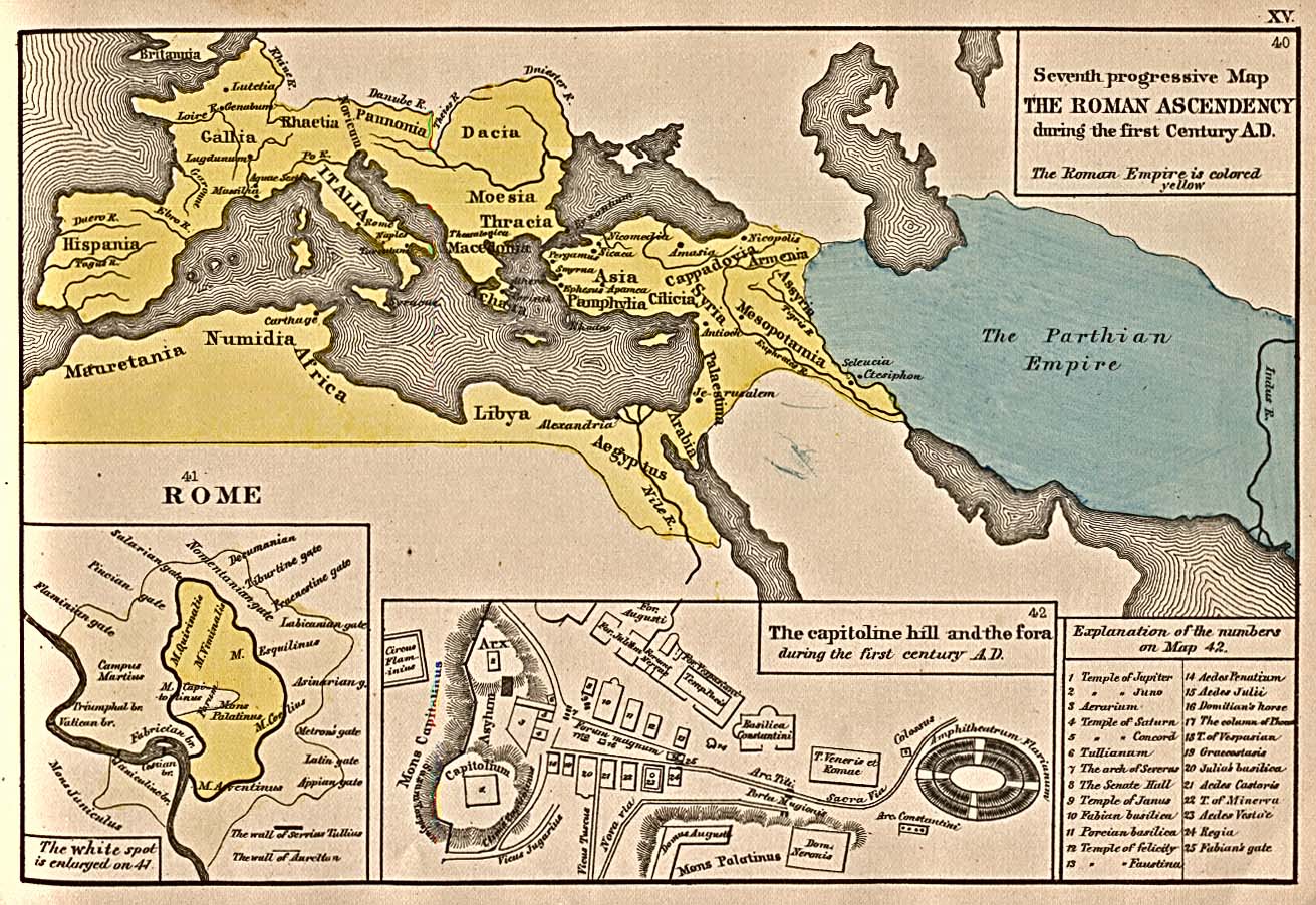 The Expansion Of Rome 1st Century Bc Full Size