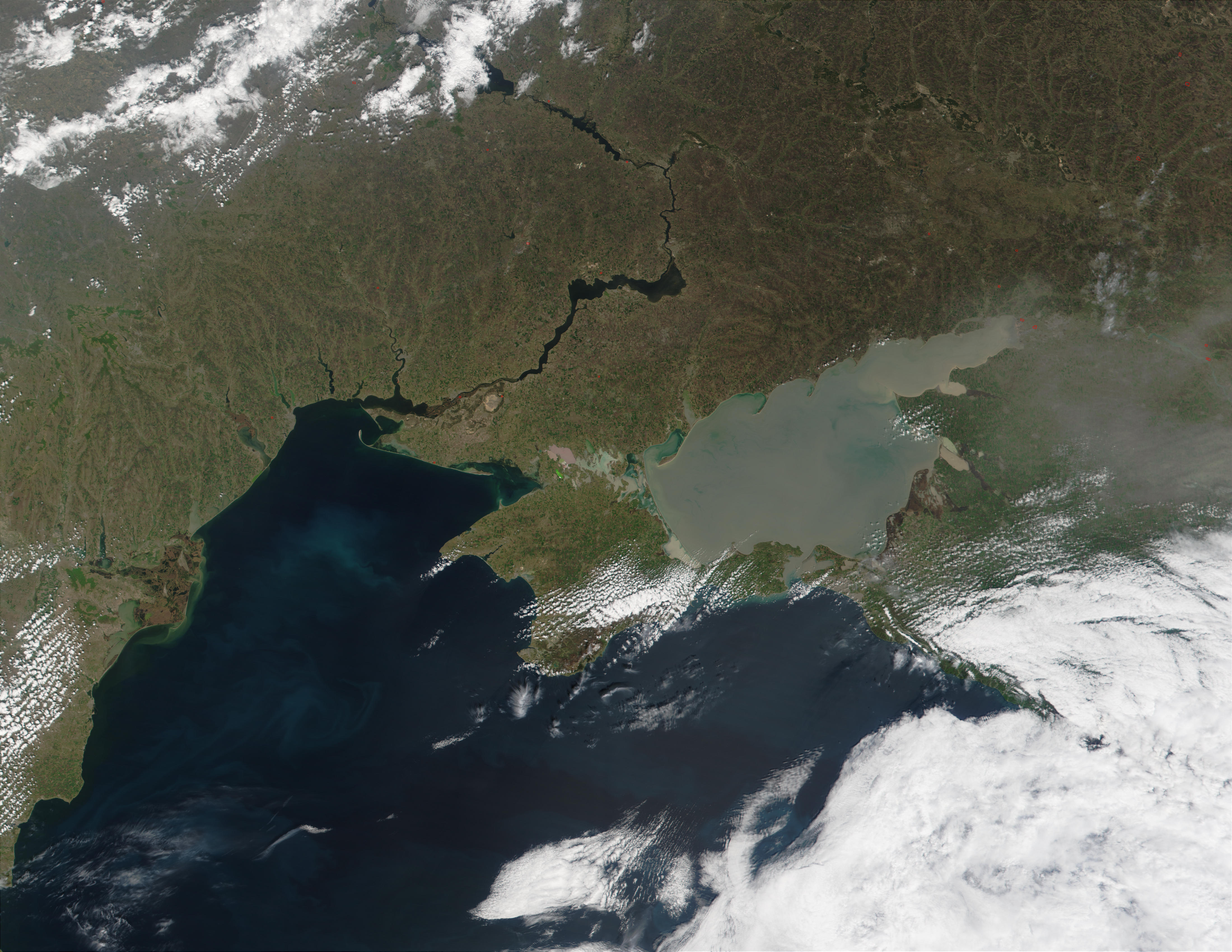 Sea of Azov, Crimea and Black Sea, Ukraine - Full size