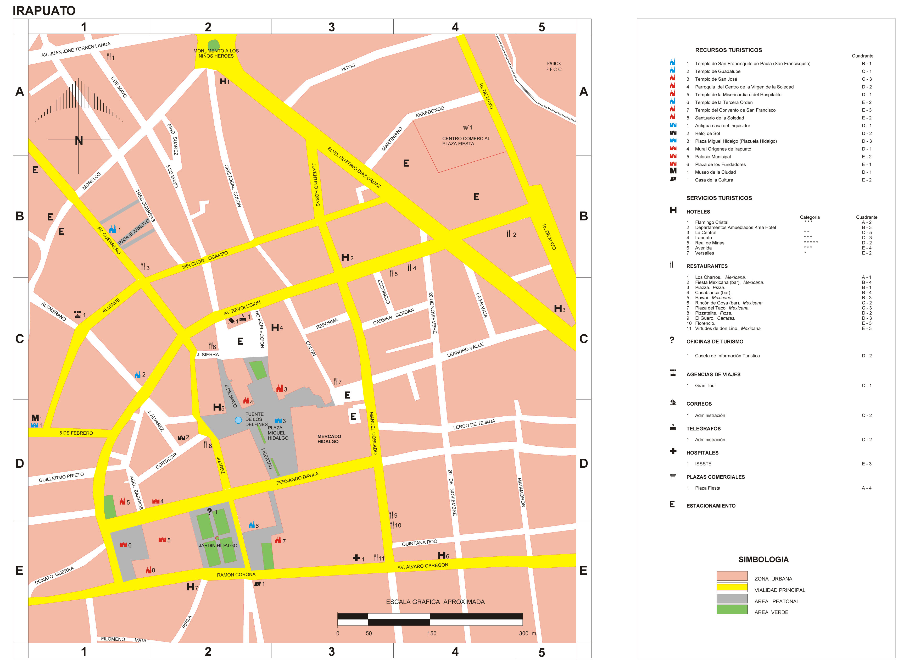 Mapa de Irapuato - Tamaño completo