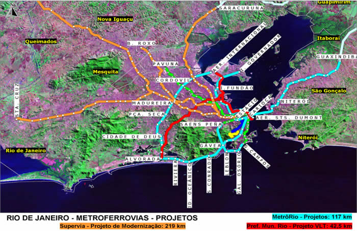 Rio De Janeiros Public Transportation System Modernization Project Map Brazil Full Size Ex 4482