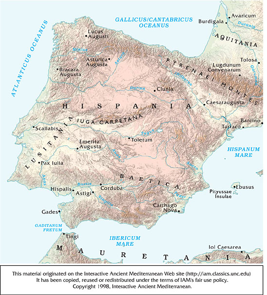 Hispania map - Full size | Gifex