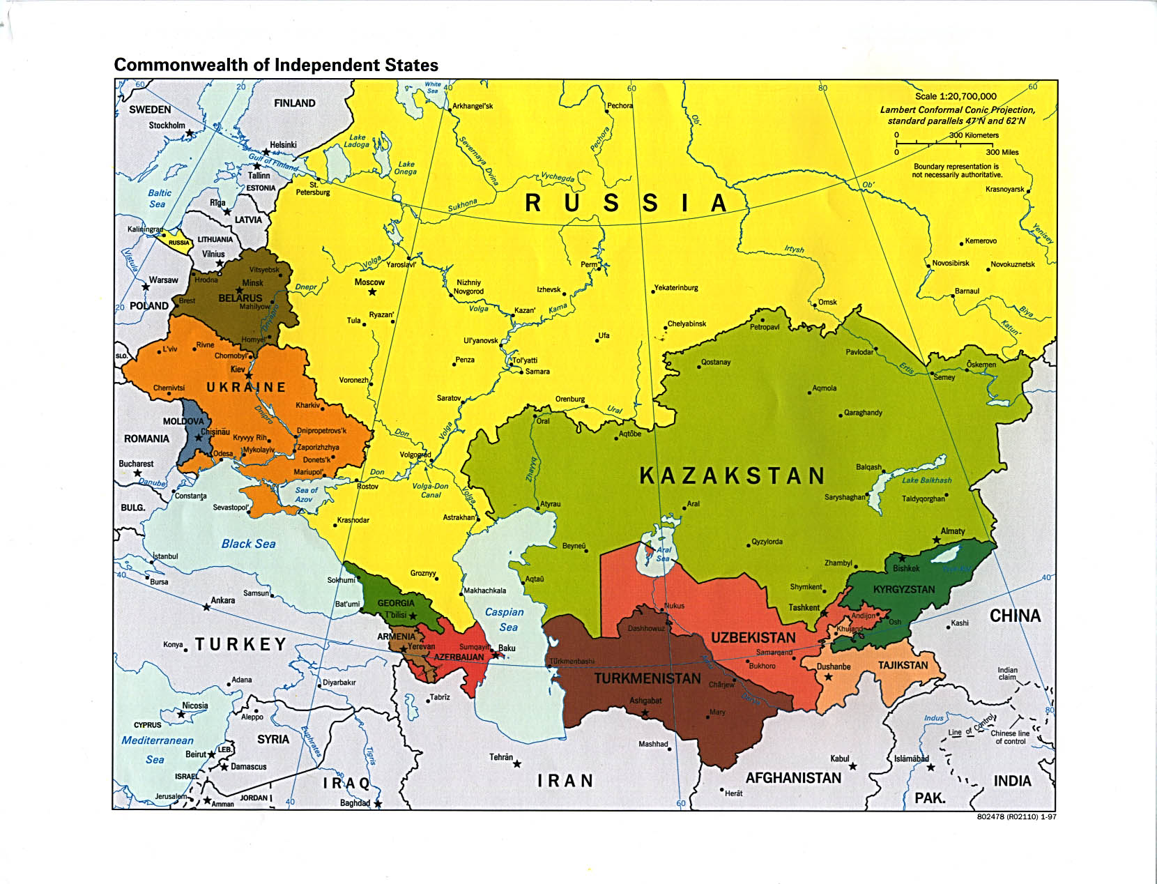 Comunidad de Estados Independientes Mapas y Banderas