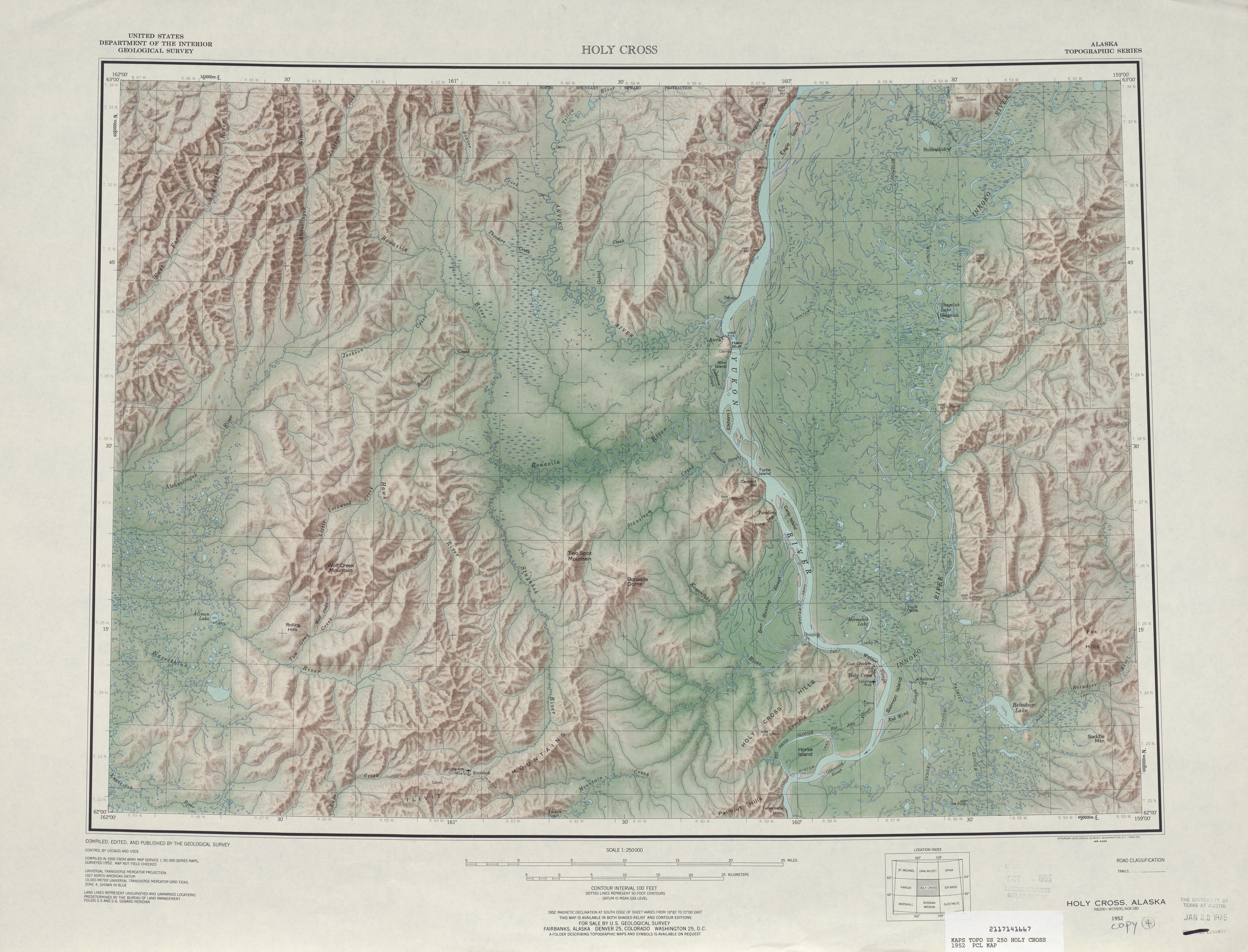 Area around Holy Cross in the United States - Full size | Gifex