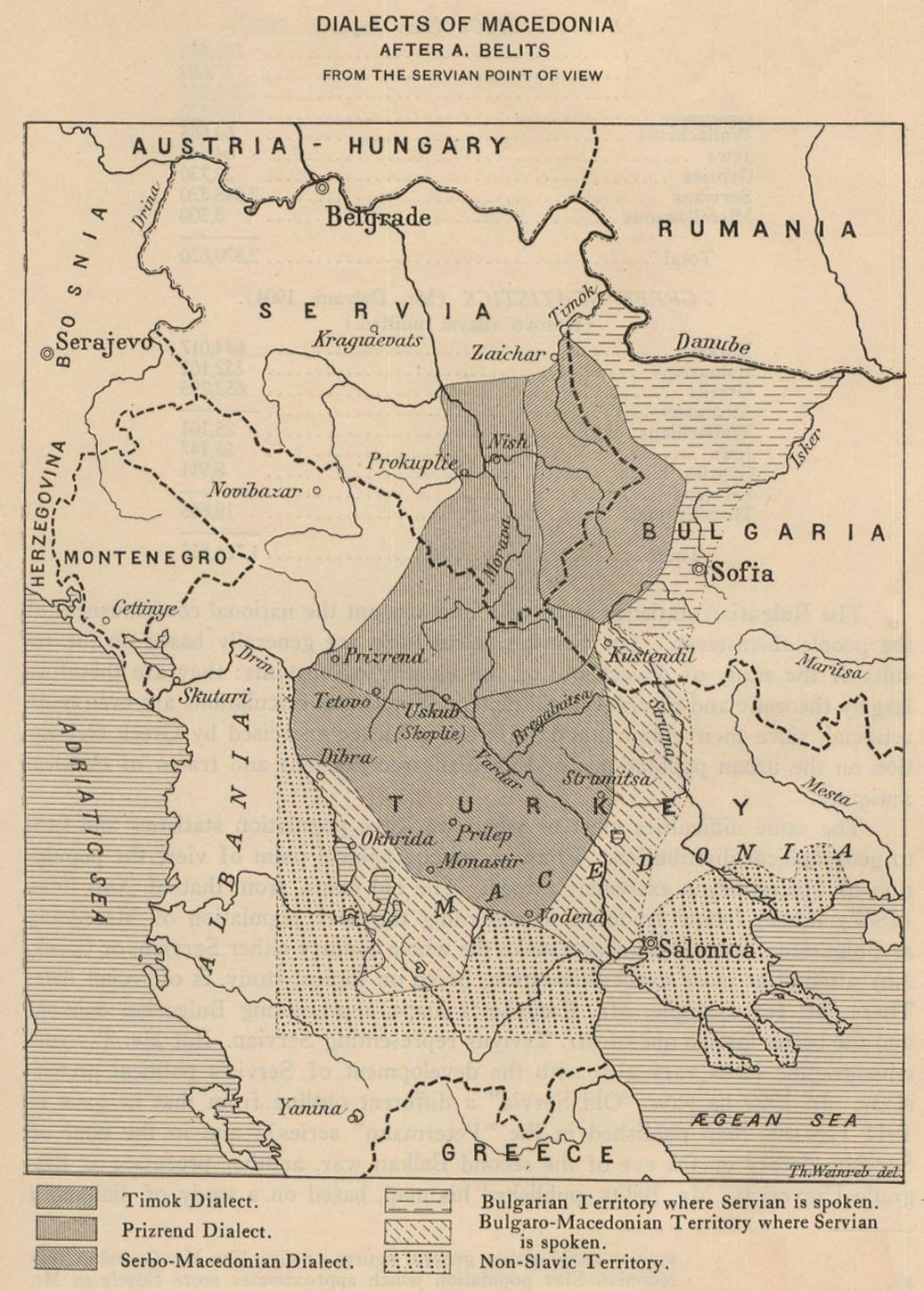 Macedonia Dialects Map 1914 - Full size | Gifex