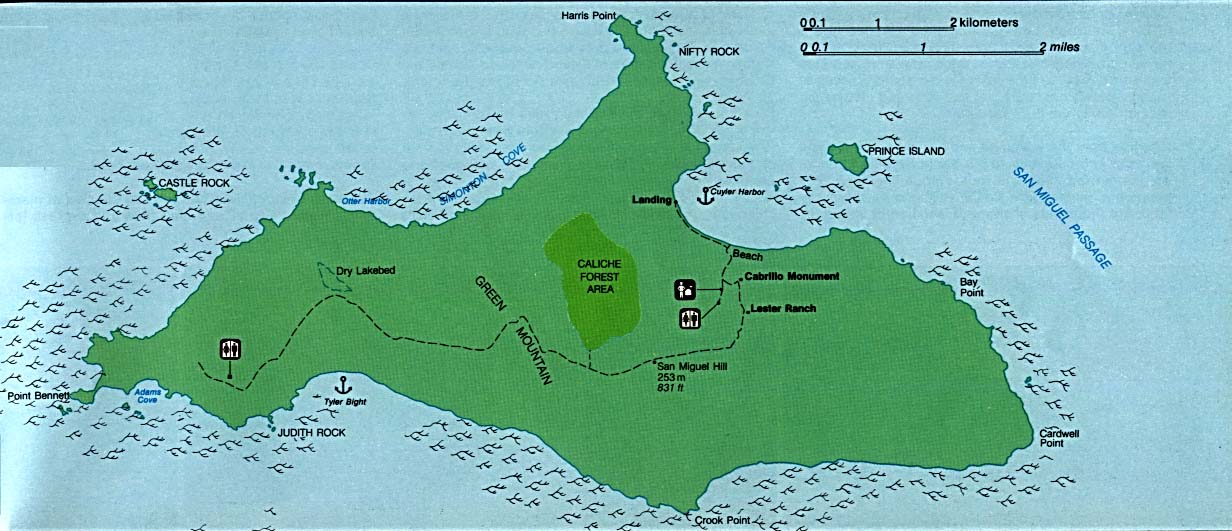 Isla San Miguel Parque Nacional Islas Del Canal Tamano Completo Gifex