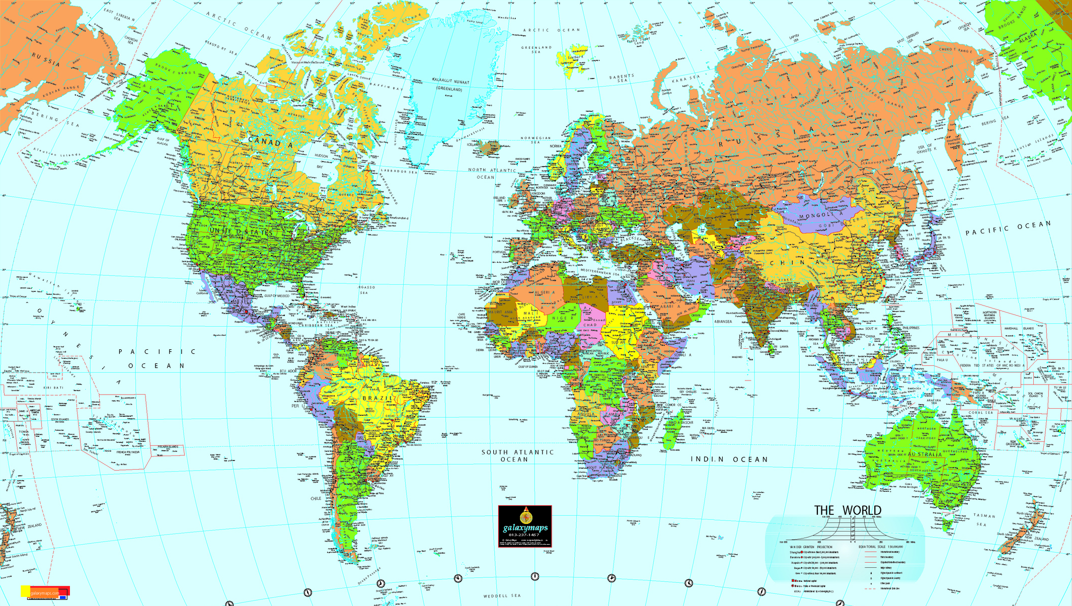 Mapa Politico Del Mundo Tama O Completo Gifex