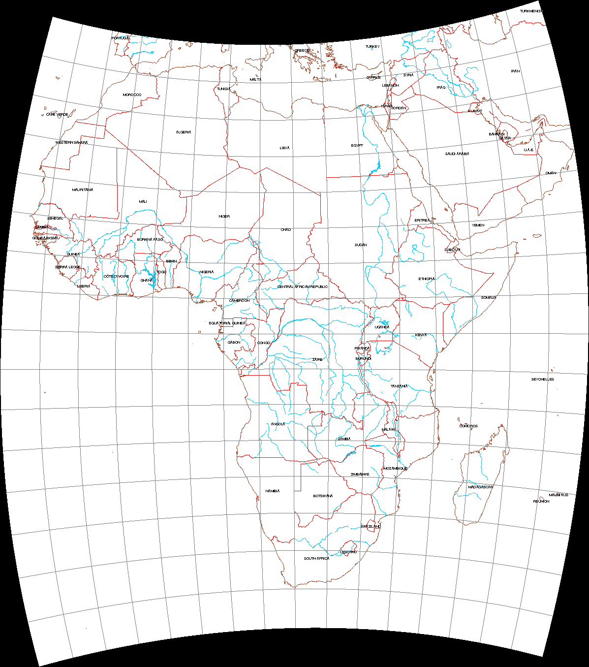 miller cylindrical projection