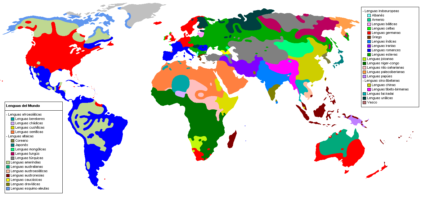 World s Major Language Families Full Size Gifex