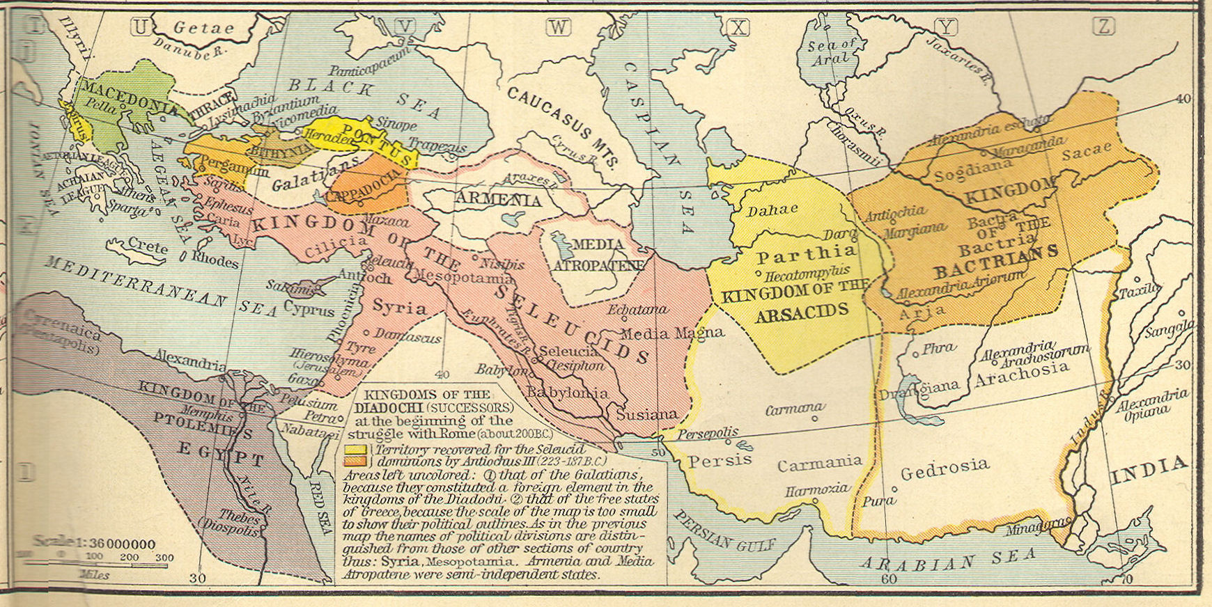 Kingdoms Of The Diadochi 200 BC 