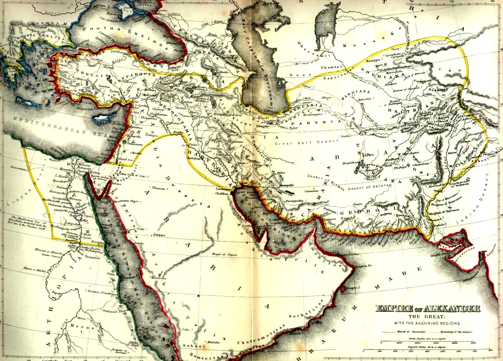 The Macedonian Empire Of Alexander The Great Full Size   The Macedonian Empire Of Alexander The Great 