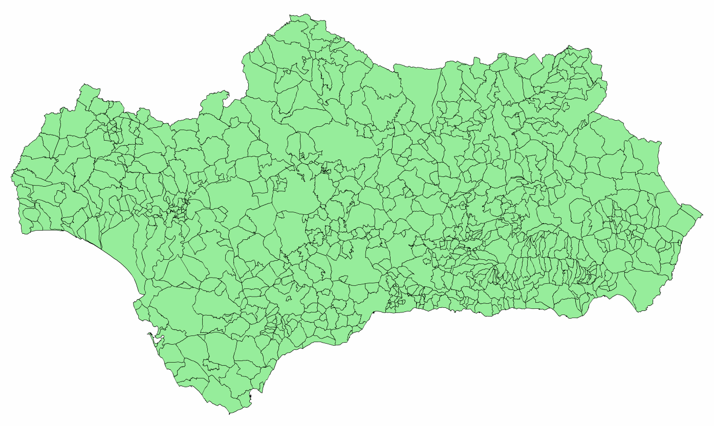 Municipalities Of Andalusia 2003 