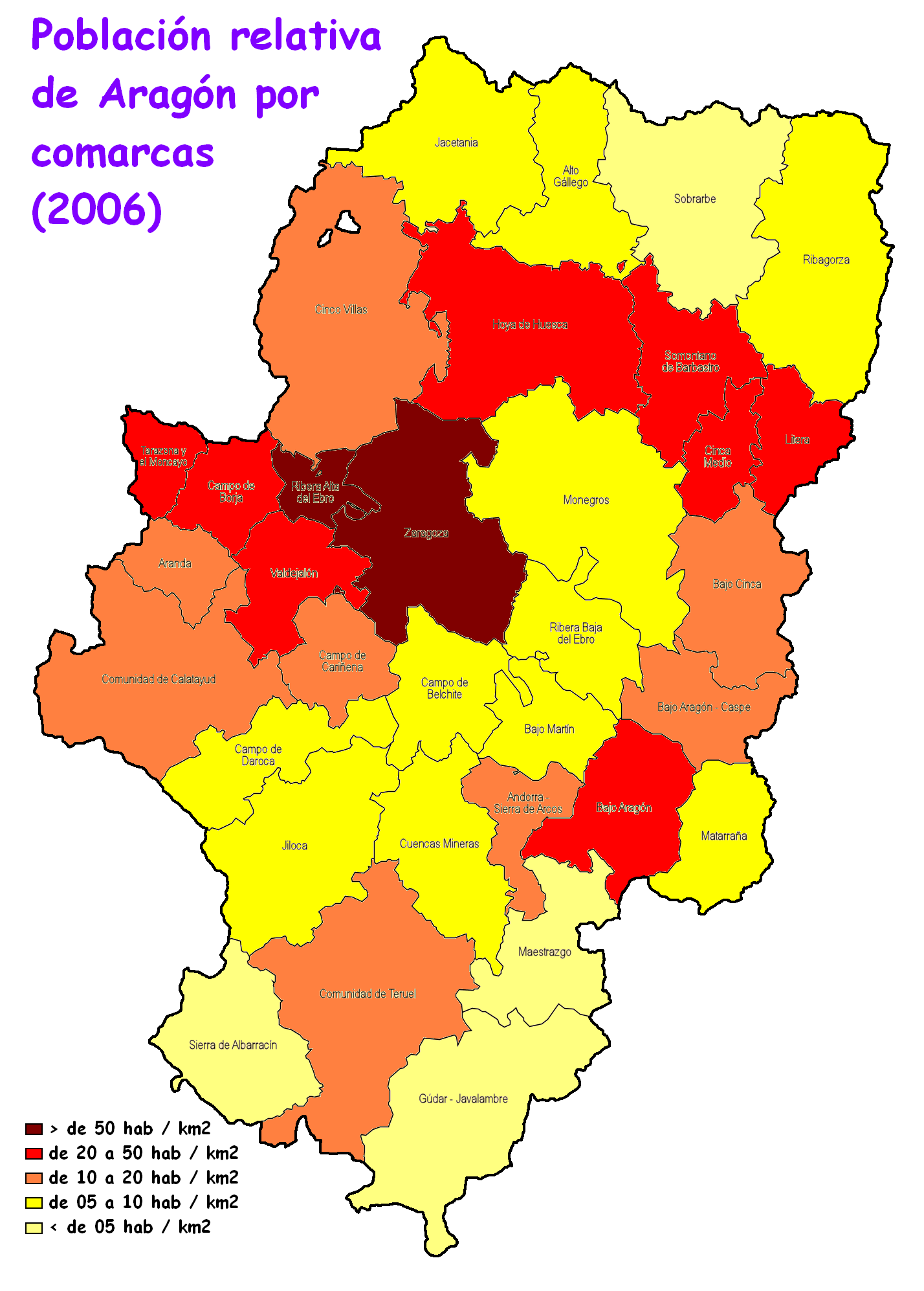 Población De Aragón 2006 Tamaño Completo Ex 9964