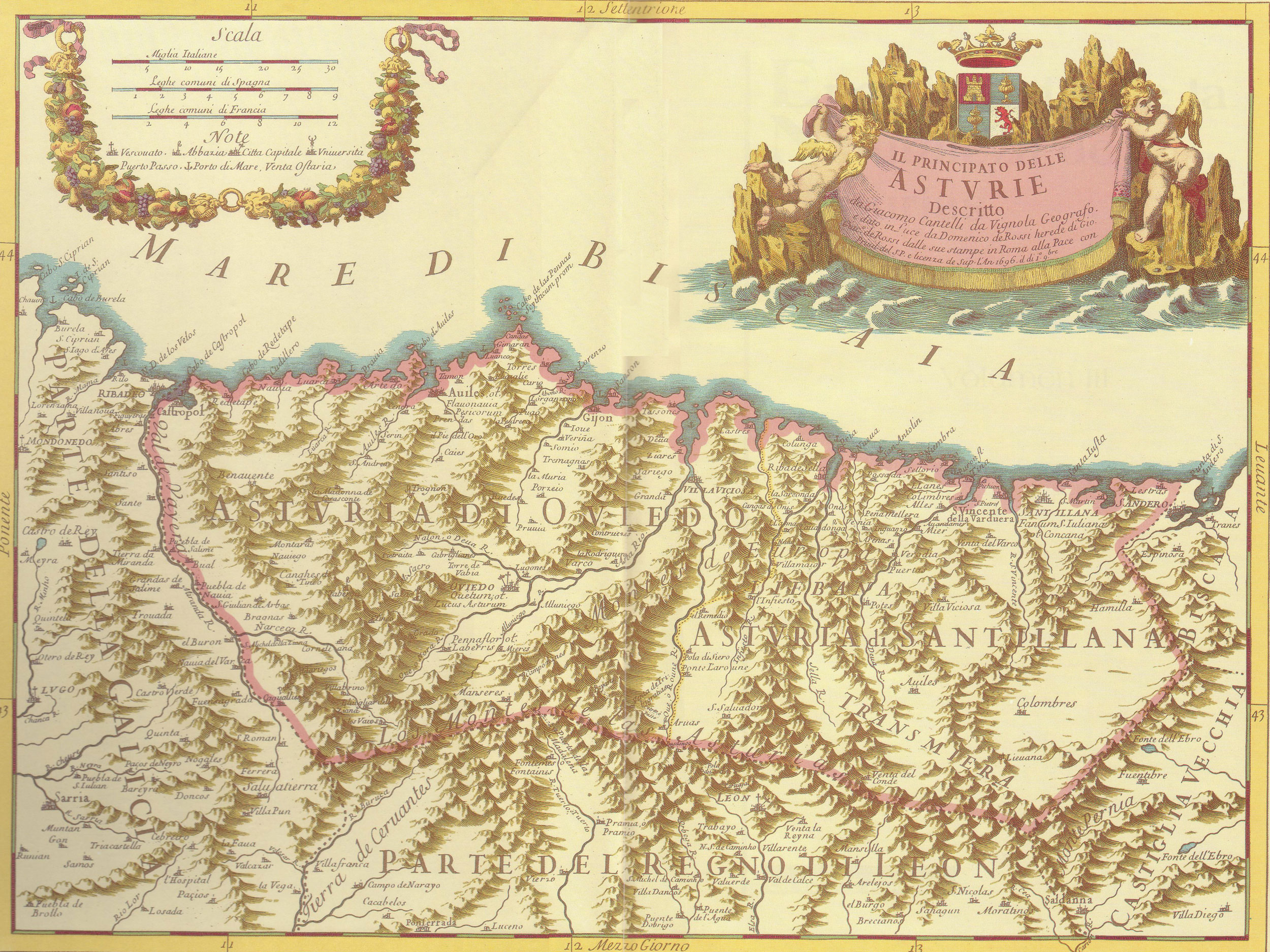 Asturias map 1696 - Full size  Gifex