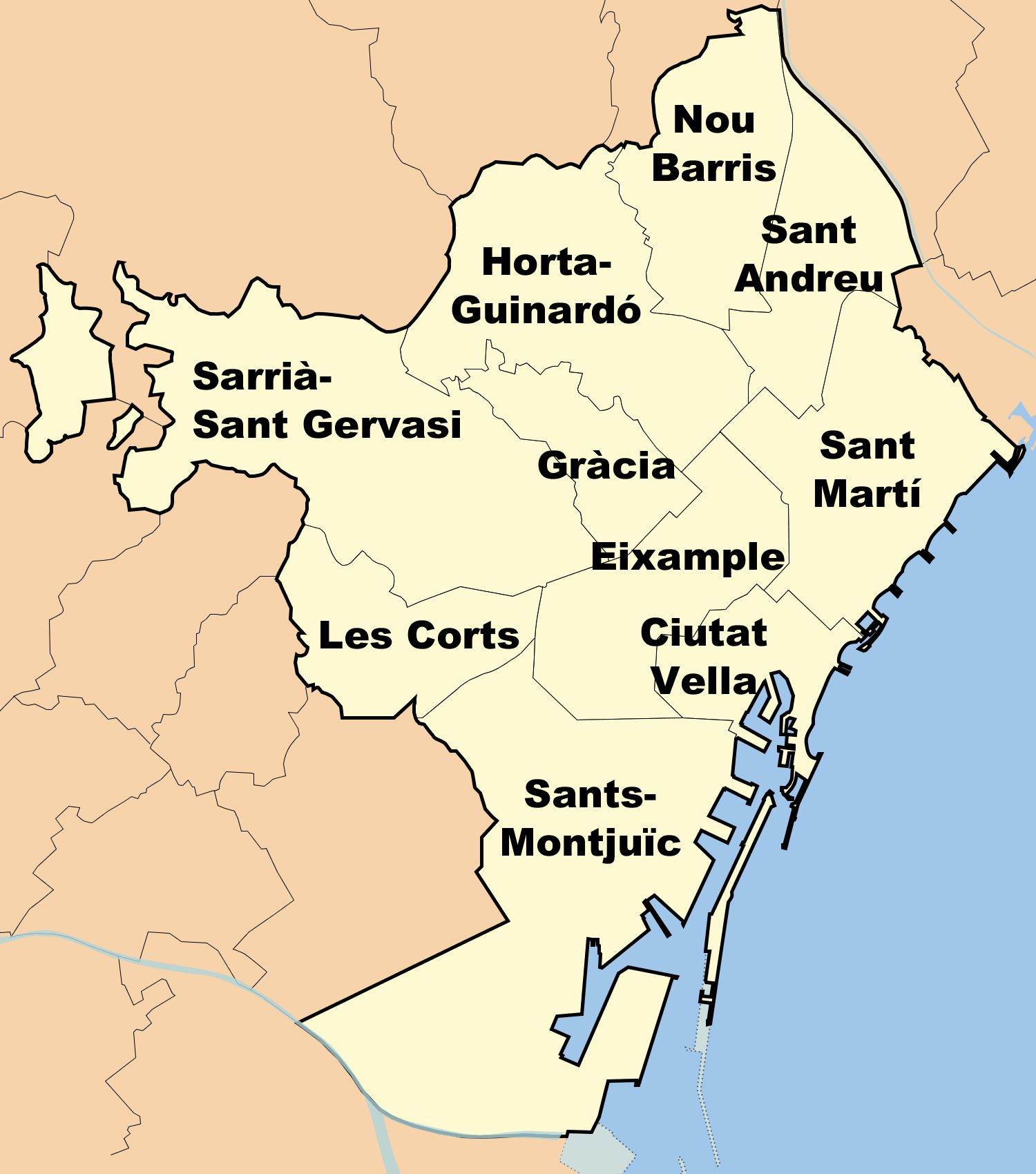 Distritos De Barcelona 2008 