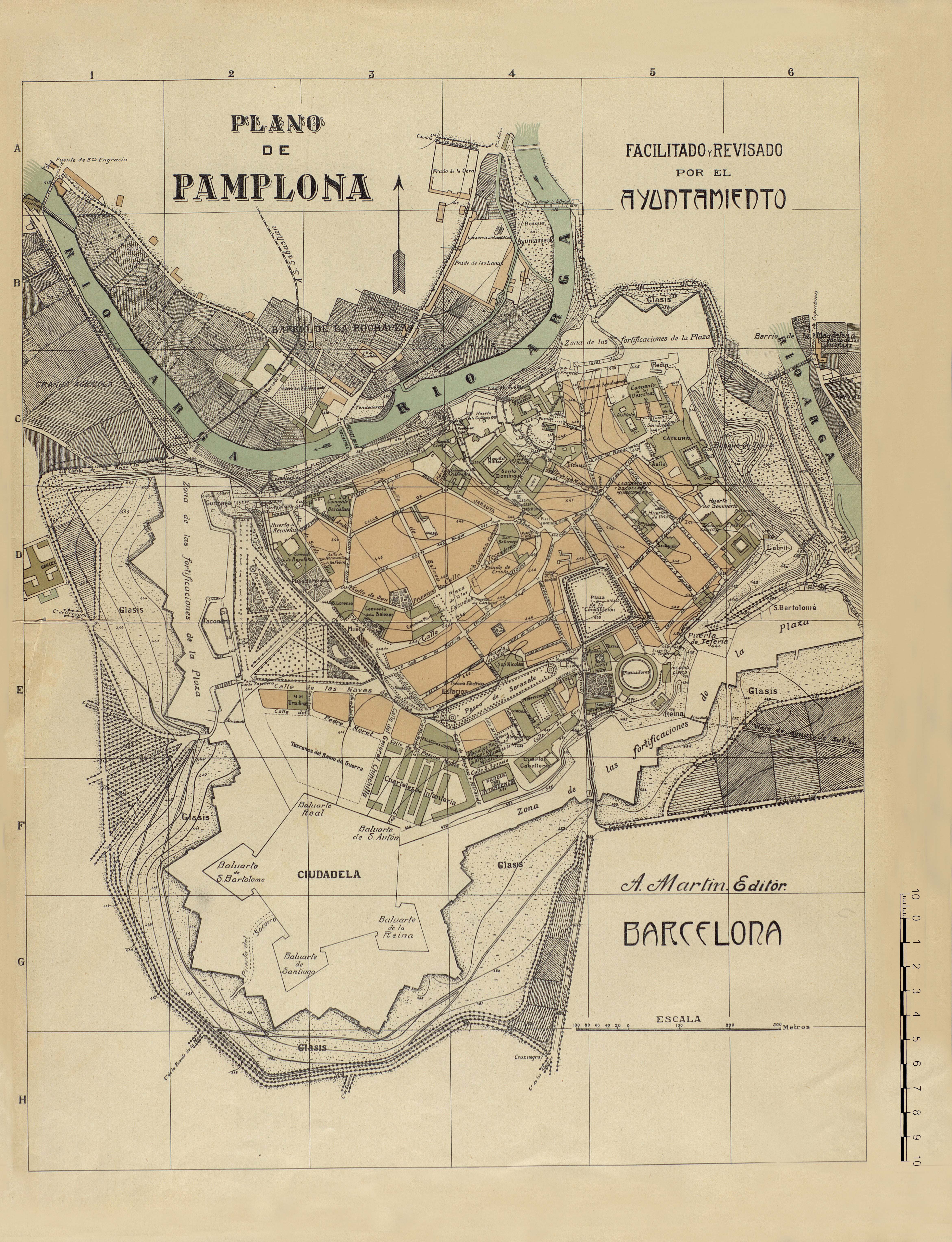 Pamplona Map Full Size Gifex   Pamplona Map 