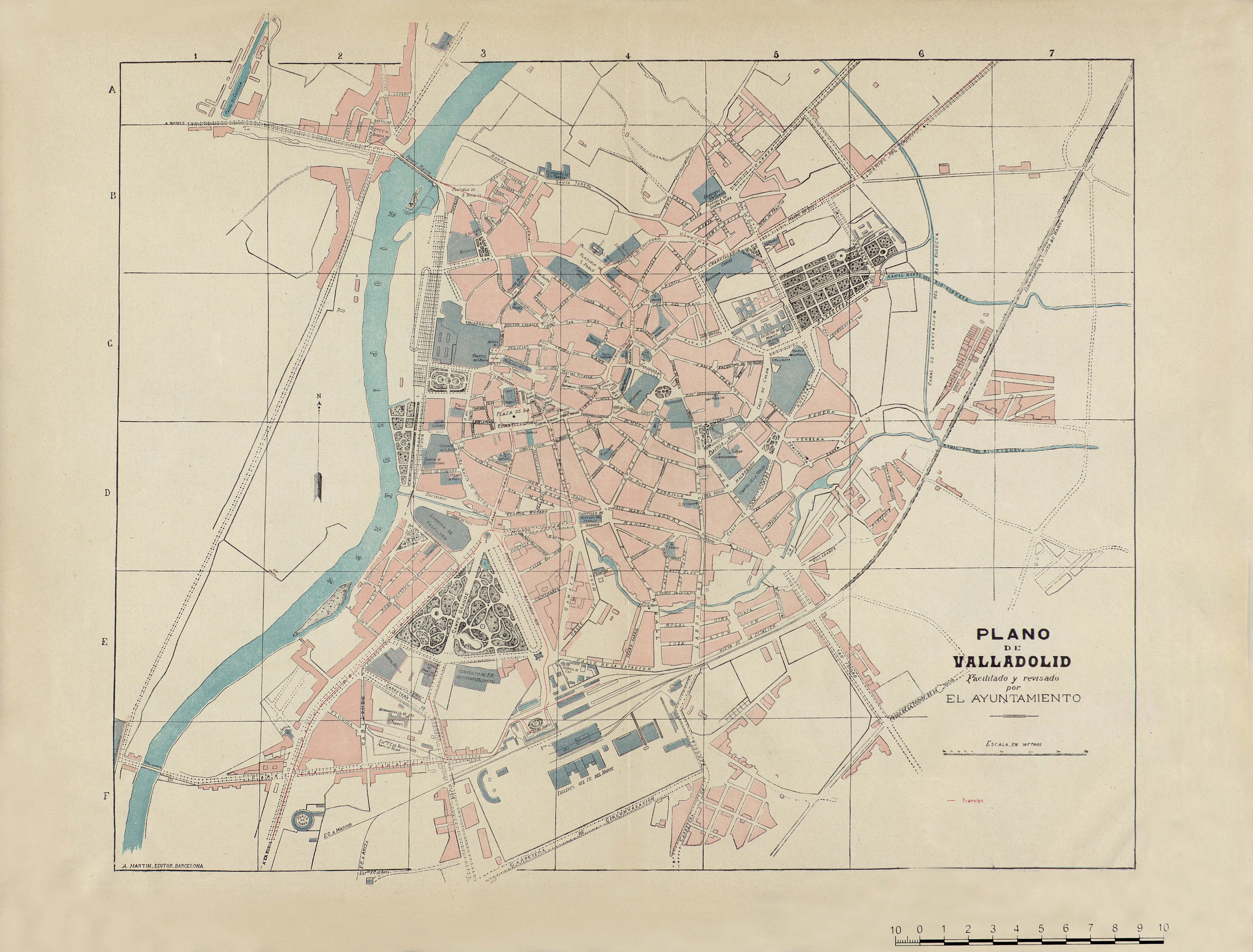 Valladolid map - Full size | Gifex