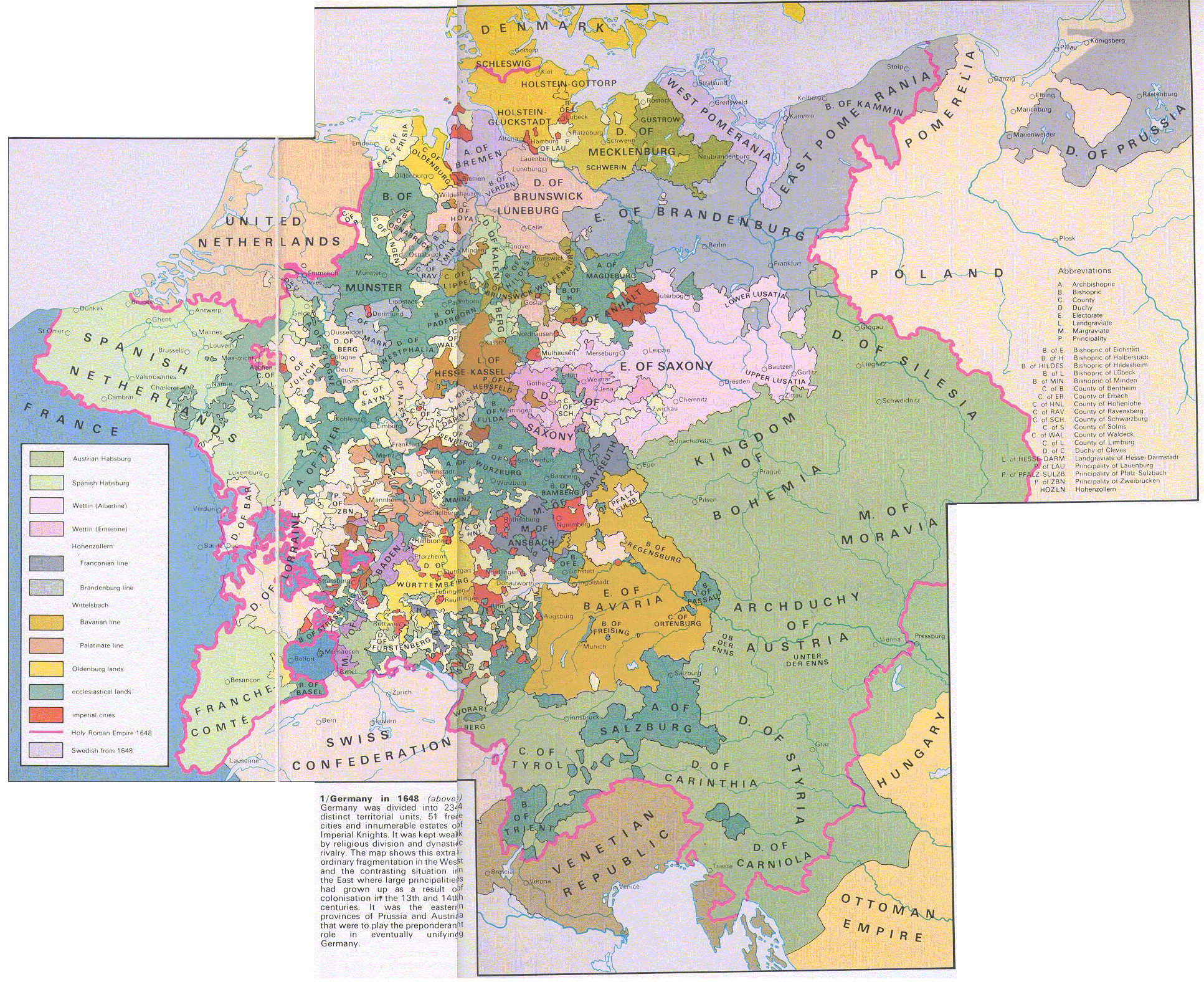 Alemania en 1648 - Tamaño completo | Gifex