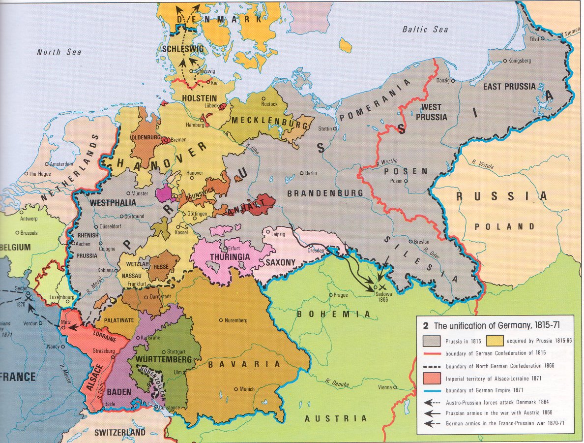 The Unification Of Germany 1815 71 Full Size