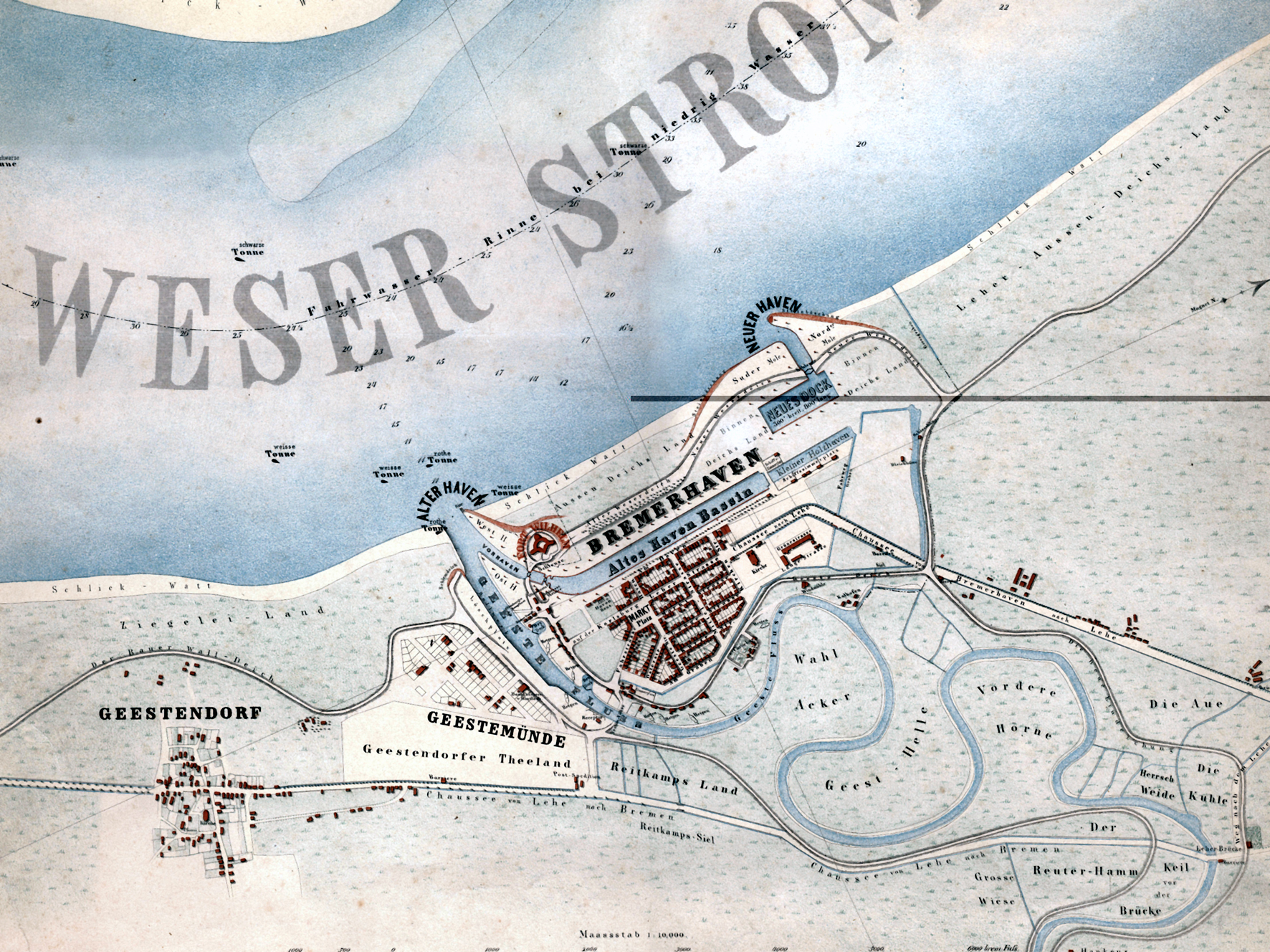 Bremerhaven In 1849 Full Size Gifex