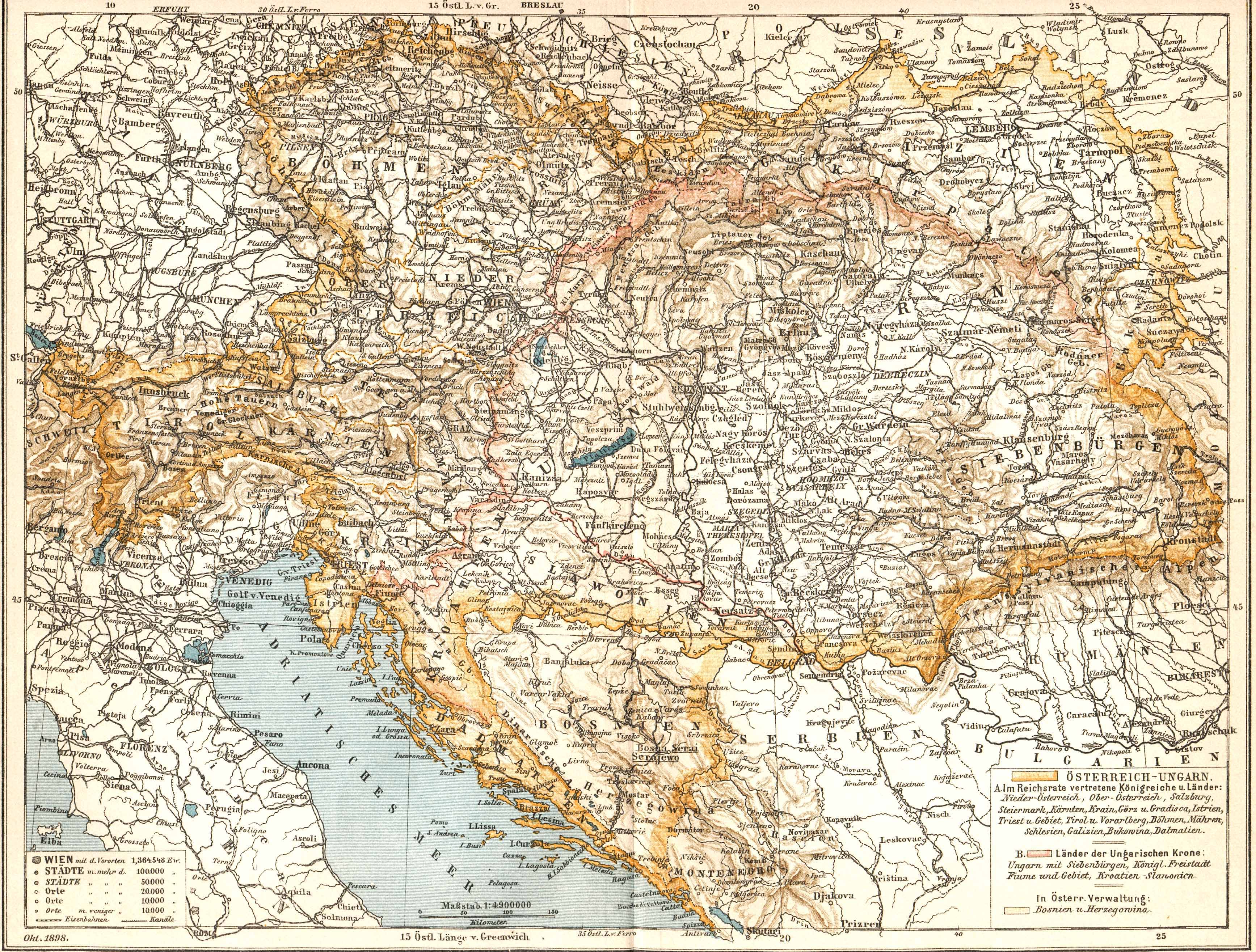 Austrian Hungarian Monarchy 1898 Full Size Gifex   Austrian Hungarian Monarchy 1898 