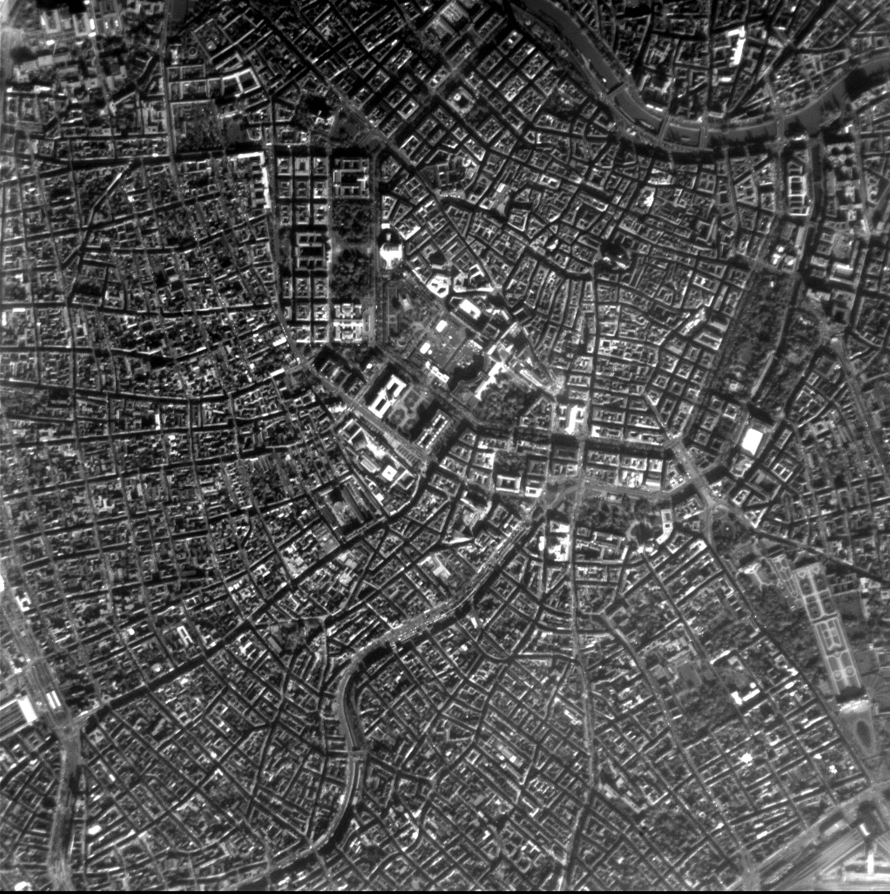 Satellite image of Vienna 2002 - Full size | Gifex